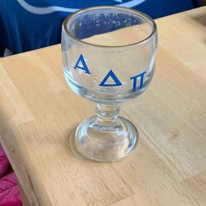 Alpha Delta Pi Margarita Glass Heavy Sorority